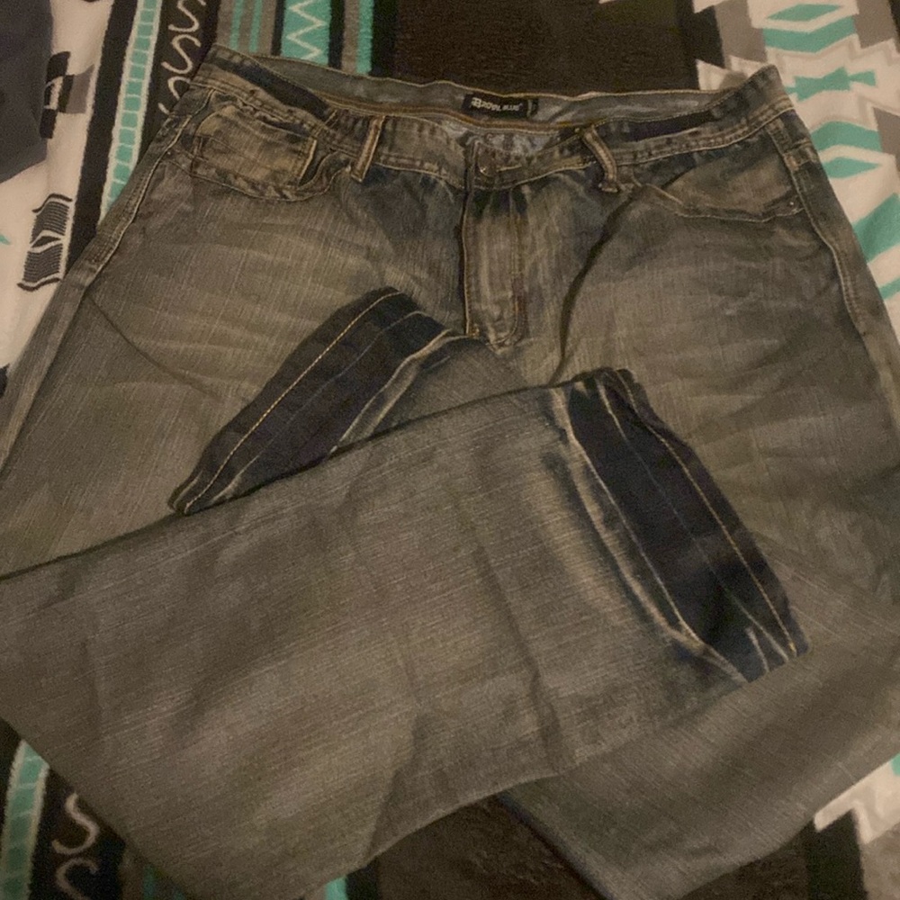 Royal blue jeans